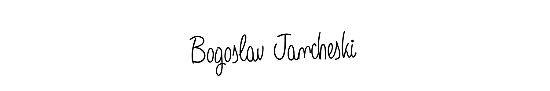 Bogoslav Jancheski stylish signature style. Best Handwritten Sign (Angelique-Rose-font-FFP) for my name. Handwritten Signature Collection Ideas for my name Bogoslav Jancheski. Bogoslav Jancheski signature style 5 images and pictures png