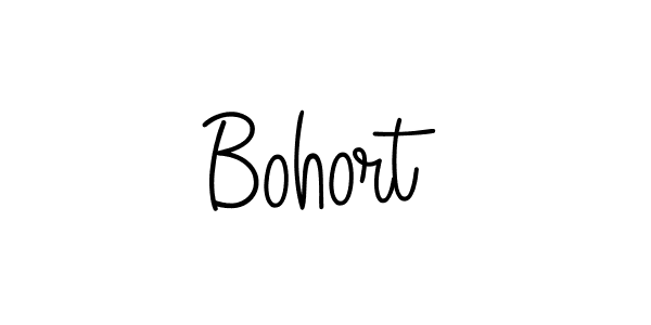 Best and Professional Signature Style for Bohort. Angelique-Rose-font-FFP Best Signature Style Collection. Bohort signature style 5 images and pictures png