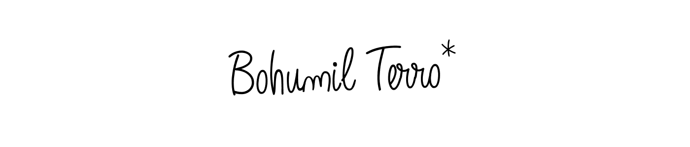 How to make Bohumil Terro* signature? Angelique-Rose-font-FFP is a professional autograph style. Create handwritten signature for Bohumil Terro* name. Bohumil Terro* signature style 5 images and pictures png