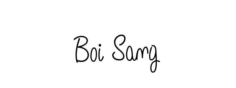 Create a beautiful signature design for name Boi Sang. With this signature (Angelique-Rose-font-FFP) fonts, you can make a handwritten signature for free. Boi Sang signature style 5 images and pictures png