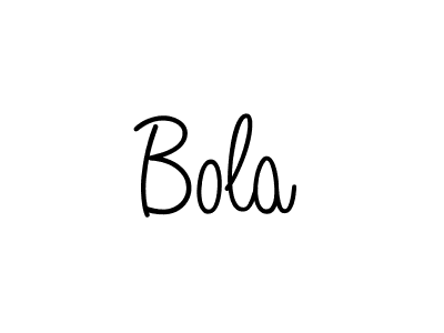 The best way (Angelique-Rose-font-FFP) to make a short signature is to pick only two or three words in your name. The name Bola include a total of six letters. For converting this name. Bola signature style 5 images and pictures png