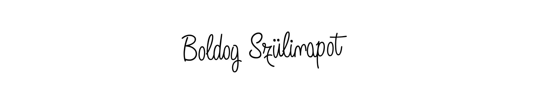 How to make Boldog Szülinapot name signature. Use Angelique-Rose-font-FFP style for creating short signs online. This is the latest handwritten sign. Boldog Szülinapot signature style 5 images and pictures png