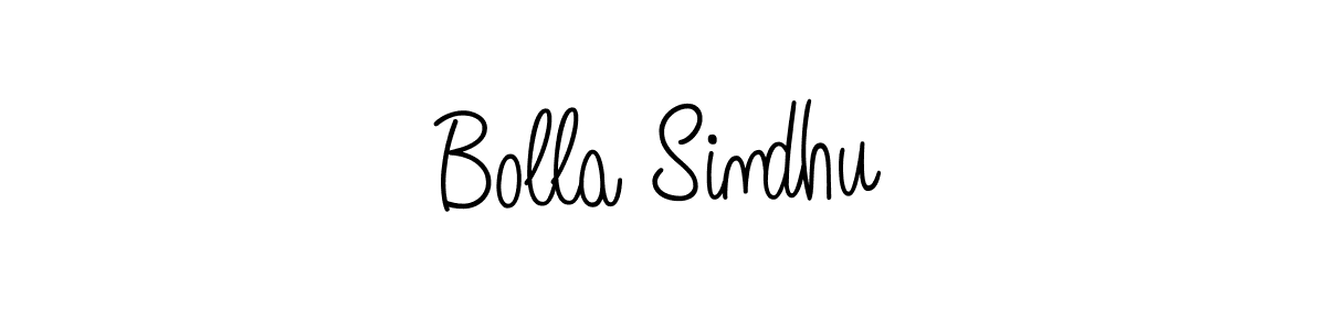 Best and Professional Signature Style for Bolla Sindhu. Angelique-Rose-font-FFP Best Signature Style Collection. Bolla Sindhu signature style 5 images and pictures png