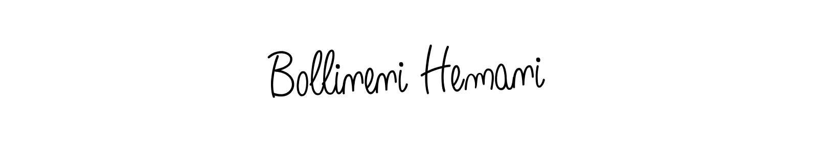 if you are searching for the best signature style for your name Bollineni Hemani. so please give up your signature search. here we have designed multiple signature styles  using Angelique-Rose-font-FFP. Bollineni Hemani signature style 5 images and pictures png