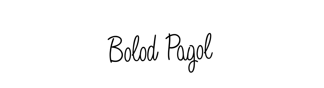 You should practise on your own different ways (Angelique-Rose-font-FFP) to write your name (Bolod Pagol) in signature. don't let someone else do it for you. Bolod Pagol signature style 5 images and pictures png