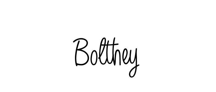 You should practise on your own different ways (Angelique-Rose-font-FFP) to write your name (Bolthey) in signature. don't let someone else do it for you. Bolthey signature style 5 images and pictures png