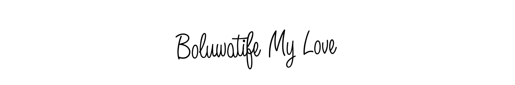 How to make Boluwatife My Love signature? Angelique-Rose-font-FFP is a professional autograph style. Create handwritten signature for Boluwatife My Love name. Boluwatife My Love signature style 5 images and pictures png