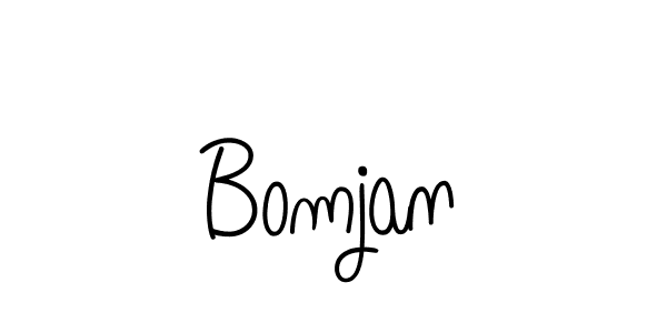 Angelique-Rose-font-FFP is a professional signature style that is perfect for those who want to add a touch of class to their signature. It is also a great choice for those who want to make their signature more unique. Get Bomjan name to fancy signature for free. Bomjan signature style 5 images and pictures png