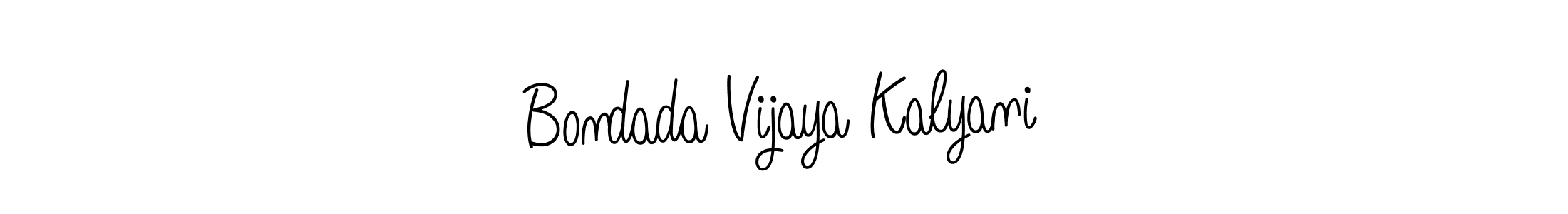 You can use this online signature creator to create a handwritten signature for the name Bondada Vijaya Kalyani. This is the best online autograph maker. Bondada Vijaya Kalyani signature style 5 images and pictures png