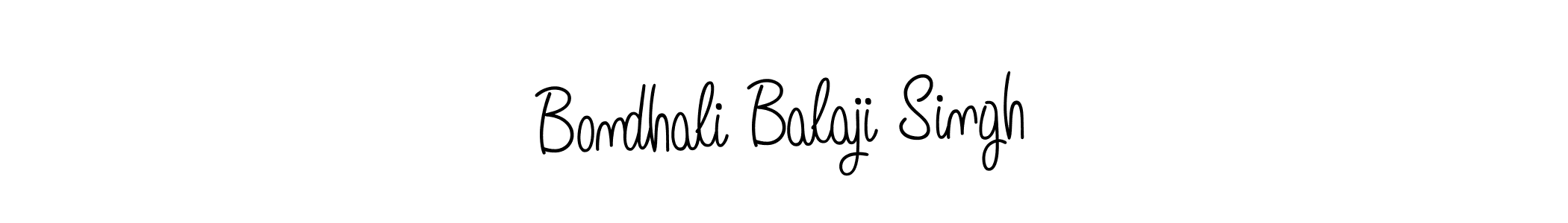 Similarly Angelique-Rose-font-FFP is the best handwritten signature design. Signature creator online .You can use it as an online autograph creator for name Bondhali Balaji Singh. Bondhali Balaji Singh signature style 5 images and pictures png