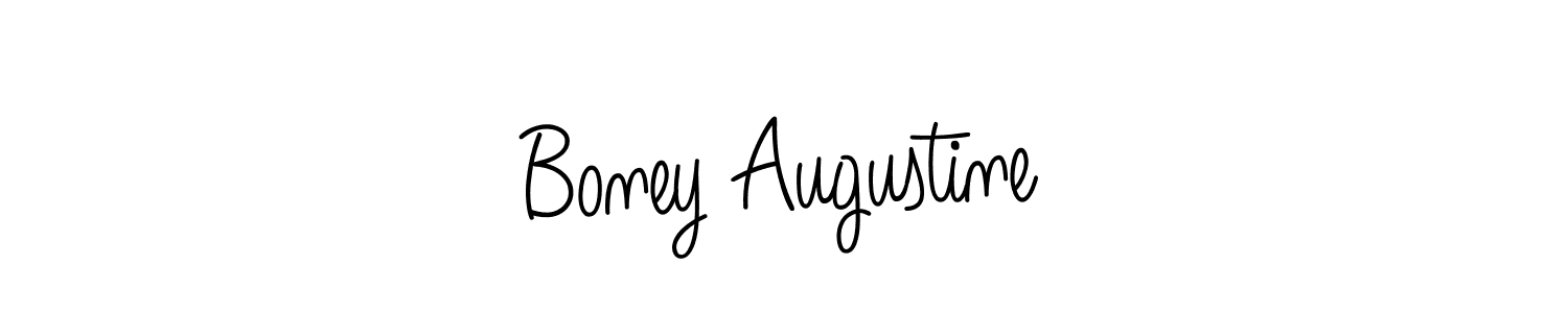 Similarly Angelique-Rose-font-FFP is the best handwritten signature design. Signature creator online .You can use it as an online autograph creator for name Boney Augustine. Boney Augustine signature style 5 images and pictures png