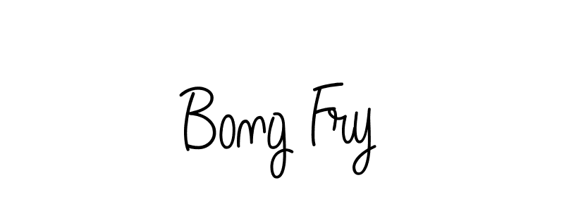 Design your own signature with our free online signature maker. With this signature software, you can create a handwritten (Angelique-Rose-font-FFP) signature for name Bong Fry. Bong Fry signature style 5 images and pictures png