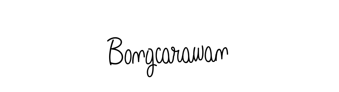 How to Draw Bongcarawan signature style? Angelique-Rose-font-FFP is a latest design signature styles for name Bongcarawan. Bongcarawan signature style 5 images and pictures png