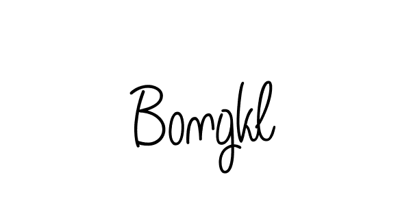 Create a beautiful signature design for name Bongkl. With this signature (Angelique-Rose-font-FFP) fonts, you can make a handwritten signature for free. Bongkl signature style 5 images and pictures png