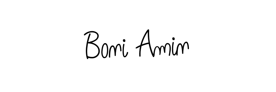 How to make Boni Amin signature? Angelique-Rose-font-FFP is a professional autograph style. Create handwritten signature for Boni Amin name. Boni Amin signature style 5 images and pictures png