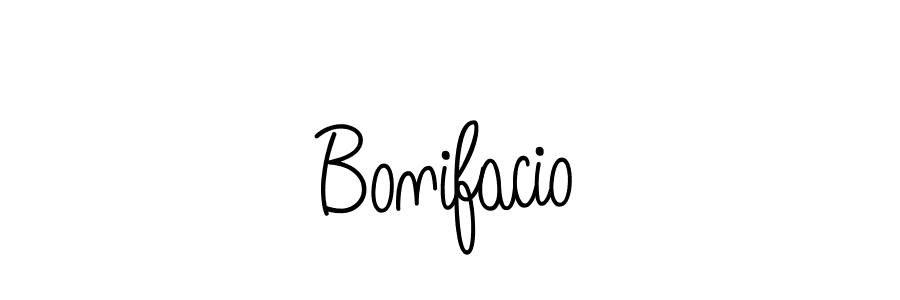 How to make Bonifacio signature? Angelique-Rose-font-FFP is a professional autograph style. Create handwritten signature for Bonifacio name. Bonifacio signature style 5 images and pictures png