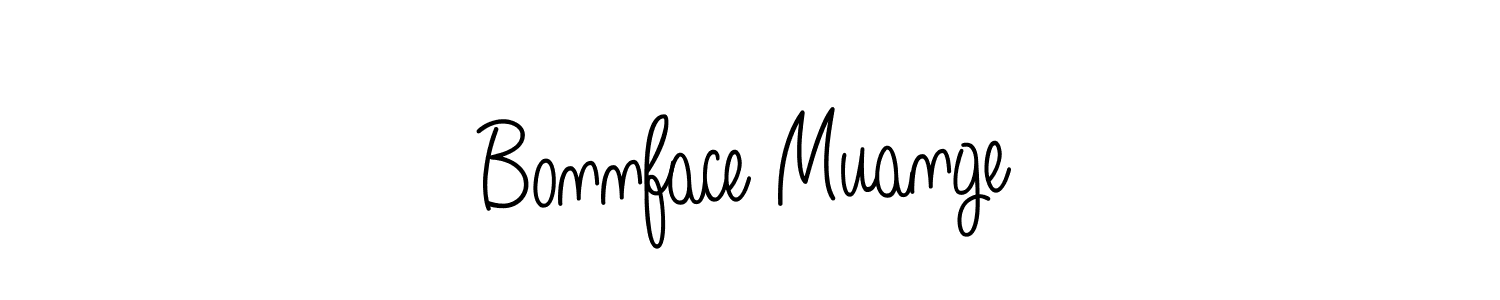 Similarly Angelique-Rose-font-FFP is the best handwritten signature design. Signature creator online .You can use it as an online autograph creator for name Bonnface Muange. Bonnface Muange signature style 5 images and pictures png