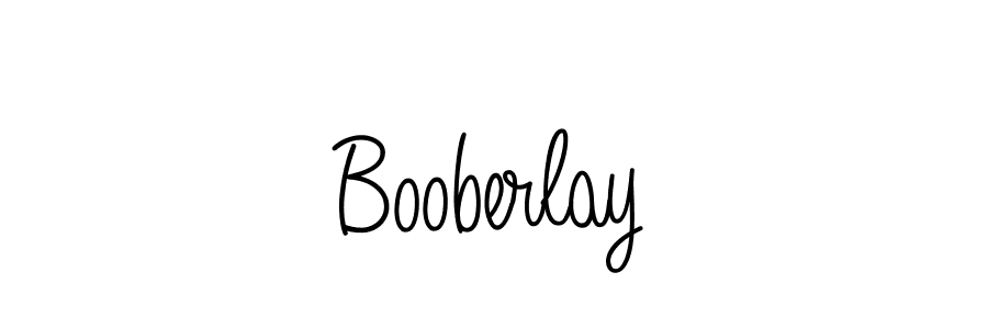 The best way (Angelique-Rose-font-FFP) to make a short signature is to pick only two or three words in your name. The name Booberlay include a total of six letters. For converting this name. Booberlay signature style 5 images and pictures png