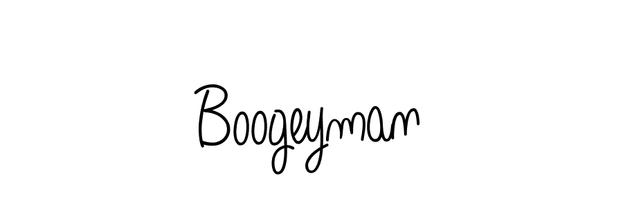 You should practise on your own different ways (Angelique-Rose-font-FFP) to write your name (Boogeyman) in signature. don't let someone else do it for you. Boogeyman signature style 5 images and pictures png