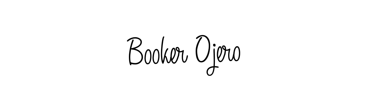 Create a beautiful signature design for name Booker Ojero. With this signature (Angelique-Rose-font-FFP) fonts, you can make a handwritten signature for free. Booker Ojero signature style 5 images and pictures png