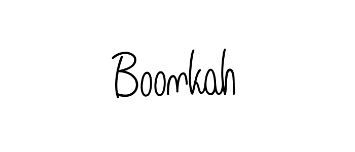 Make a beautiful signature design for name Boonkah. Use this online signature maker to create a handwritten signature for free. Boonkah signature style 5 images and pictures png