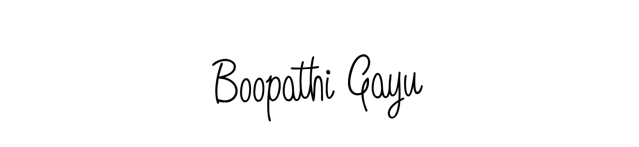 It looks lik you need a new signature style for name Boopathi Gayu. Design unique handwritten (Angelique-Rose-font-FFP) signature with our free signature maker in just a few clicks. Boopathi Gayu signature style 5 images and pictures png