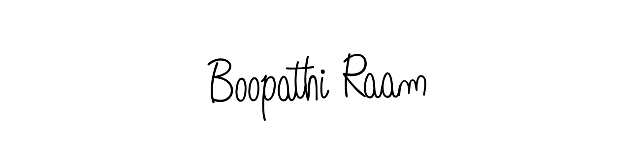 Also we have Boopathi Raam name is the best signature style. Create professional handwritten signature collection using Angelique-Rose-font-FFP autograph style. Boopathi Raam signature style 5 images and pictures png