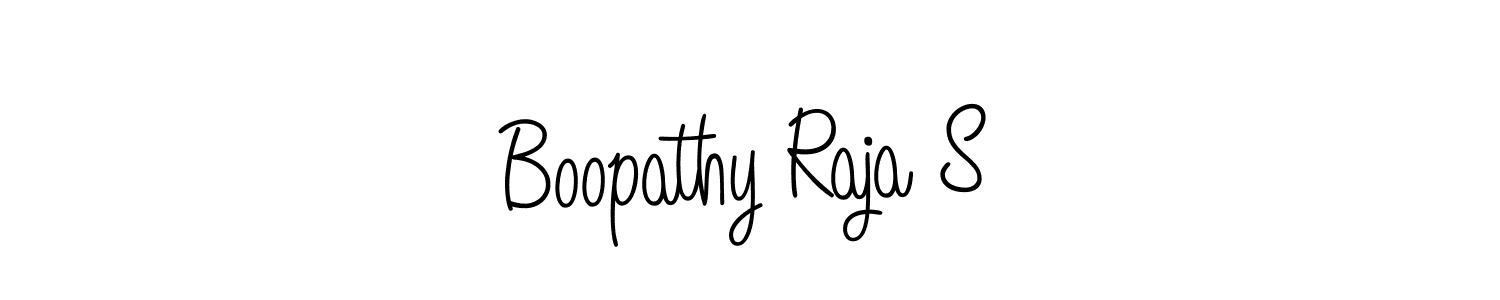 Make a beautiful signature design for name Boopathy Raja S. Use this online signature maker to create a handwritten signature for free. Boopathy Raja S signature style 5 images and pictures png