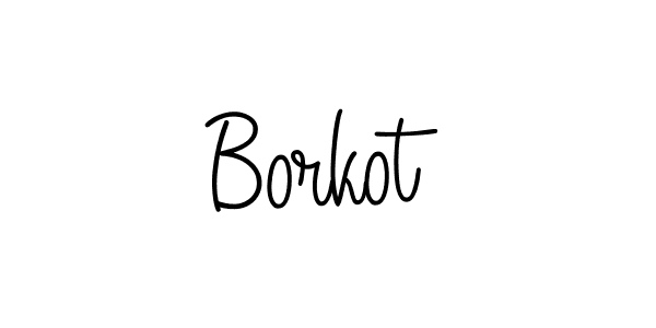 Create a beautiful signature design for name Borkot. With this signature (Angelique-Rose-font-FFP) fonts, you can make a handwritten signature for free. Borkot signature style 5 images and pictures png