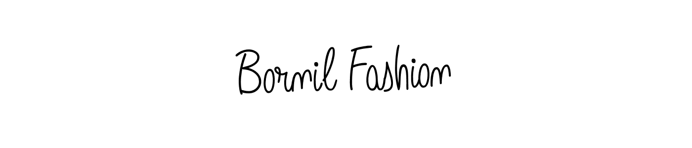 How to make Bornil Fashion signature? Angelique-Rose-font-FFP is a professional autograph style. Create handwritten signature for Bornil Fashion name. Bornil Fashion signature style 5 images and pictures png