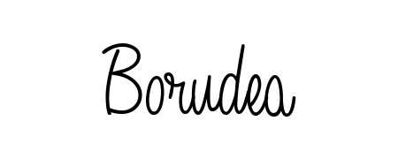 A sleek calligraphic signature for name Borudea utilizing Angelique-Rose-font-FFP styling. Great for adding personal signatures to photos and art. Borudea signature style 5 images and pictures png