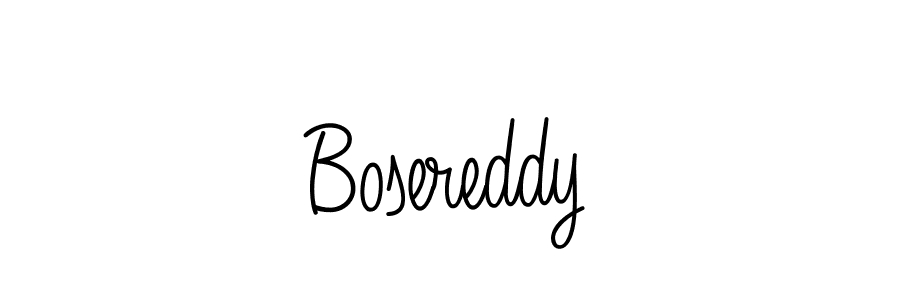 Bosereddy stylish signature style. Best Handwritten Sign (Angelique-Rose-font-FFP) for my name. Handwritten Signature Collection Ideas for my name Bosereddy. Bosereddy signature style 5 images and pictures png