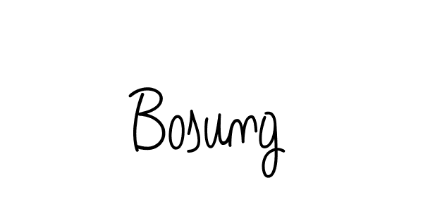 Best and Professional Signature Style for Bosung. Angelique-Rose-font-FFP Best Signature Style Collection. Bosung signature style 5 images and pictures png