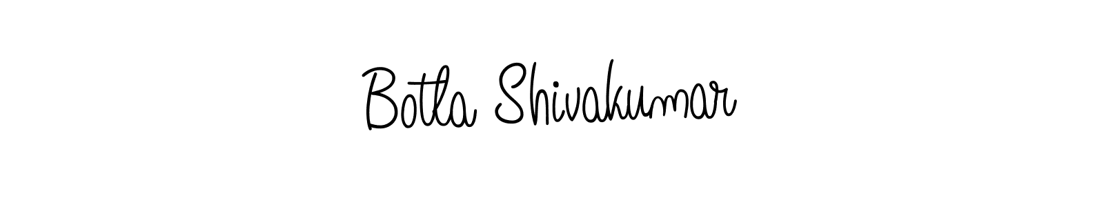 Make a beautiful signature design for name Botla Shivakumar. With this signature (Angelique-Rose-font-FFP) style, you can create a handwritten signature for free. Botla Shivakumar signature style 5 images and pictures png