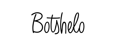 Style your name Botshelo with confidence using Angelique-Rose-font-FFP signature design. Simple, elegant, and ready for immediate document use. Botshelo signature style 5 images and pictures png