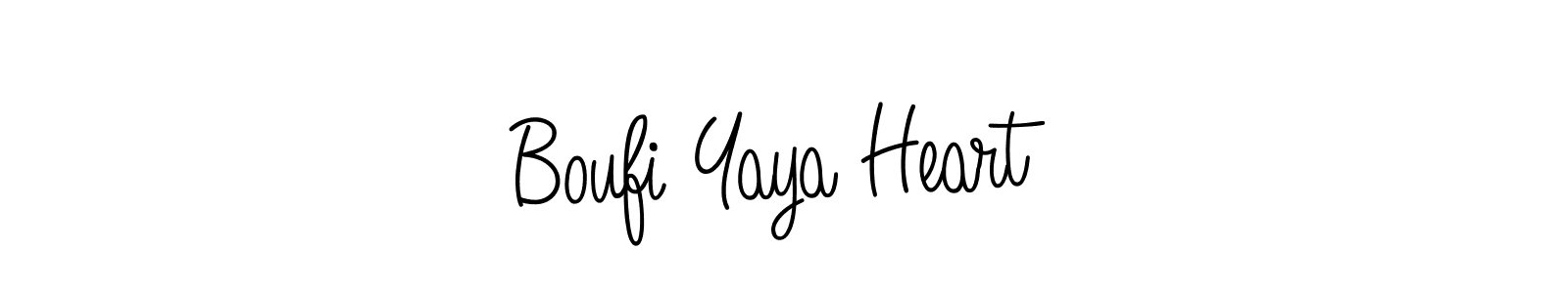 How to Draw Boufi Yaya Heart signature style? Angelique-Rose-font-FFP is a latest design signature styles for name Boufi Yaya Heart. Boufi Yaya Heart signature style 5 images and pictures png
