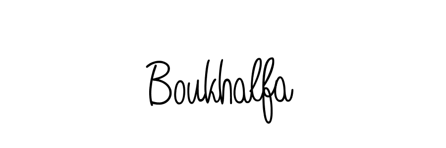 How to make Boukhalfa signature? Angelique-Rose-font-FFP is a professional autograph style. Create handwritten signature for Boukhalfa name. Boukhalfa signature style 5 images and pictures png