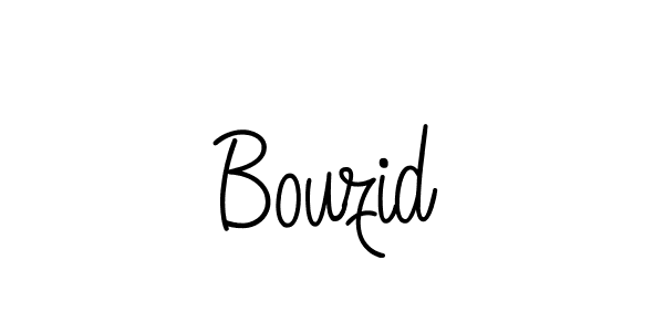 Design your own signature with our free online signature maker. With this signature software, you can create a handwritten (Angelique-Rose-font-FFP) signature for name Bouzid. Bouzid signature style 5 images and pictures png
