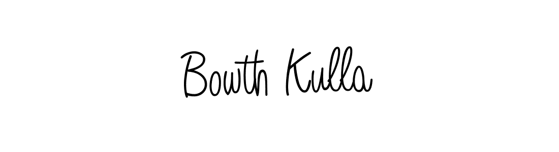 How to Draw Bowth Kulla signature style? Angelique-Rose-font-FFP is a latest design signature styles for name Bowth Kulla. Bowth Kulla signature style 5 images and pictures png