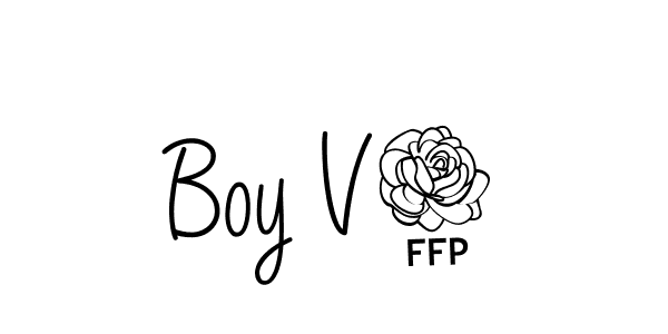 Once you've used our free online signature maker to create your best signature Angelique-Rose-font-FFP style, it's time to enjoy all of the benefits that Boy V3 name signing documents. Boy V3 signature style 5 images and pictures png