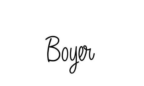 You should practise on your own different ways (Angelique-Rose-font-FFP) to write your name (Boyer) in signature. don't let someone else do it for you. Boyer signature style 5 images and pictures png