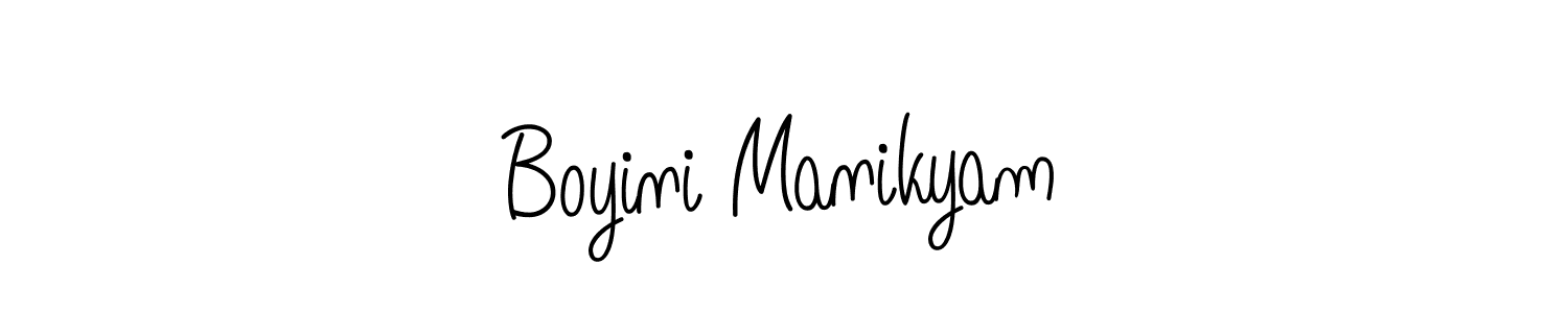 Also You can easily find your signature by using the search form. We will create Boyini Manikyam name handwritten signature images for you free of cost using Angelique-Rose-font-FFP sign style. Boyini Manikyam signature style 5 images and pictures png