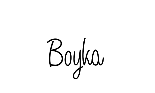 Make a beautiful signature design for name Boyka. Use this online signature maker to create a handwritten signature for free. Boyka signature style 5 images and pictures png