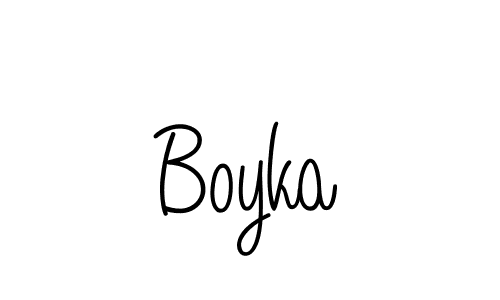 Make a beautiful signature design for name Boyka. Use this online signature maker to create a handwritten signature for free. Boyka signature style 5 images and pictures png