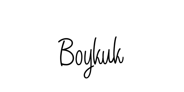 Design your own signature with our free online signature maker. With this signature software, you can create a handwritten (Angelique-Rose-font-FFP) signature for name Boykuk. Boykuk signature style 5 images and pictures png