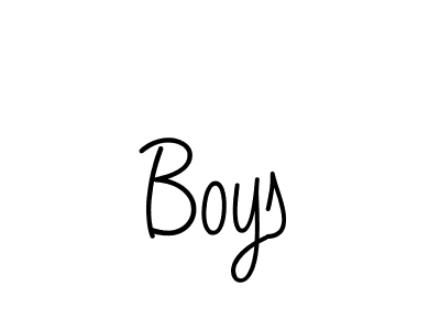 Design your own signature with our free online signature maker. With this signature software, you can create a handwritten (Angelique-Rose-font-FFP) signature for name Boys. Boys signature style 5 images and pictures png