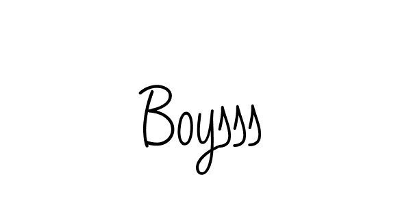 if you are searching for the best signature style for your name Boysss. so please give up your signature search. here we have designed multiple signature styles  using Angelique-Rose-font-FFP. Boysss signature style 5 images and pictures png