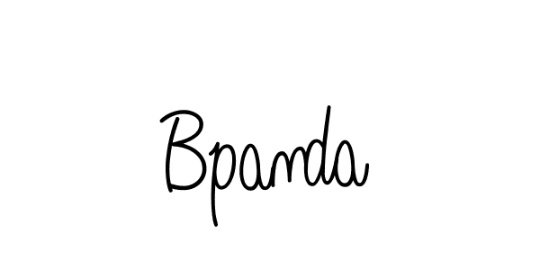 How to make Bpanda name signature. Use Angelique-Rose-font-FFP style for creating short signs online. This is the latest handwritten sign. Bpanda signature style 5 images and pictures png