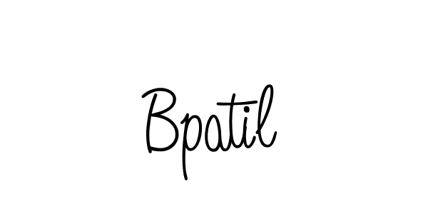 Bpatil stylish signature style. Best Handwritten Sign (Angelique-Rose-font-FFP) for my name. Handwritten Signature Collection Ideas for my name Bpatil. Bpatil signature style 5 images and pictures png