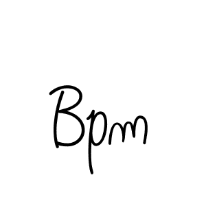How to make Bpm name signature. Use Angelique-Rose-font-FFP style for creating short signs online. This is the latest handwritten sign. Bpm signature style 5 images and pictures png